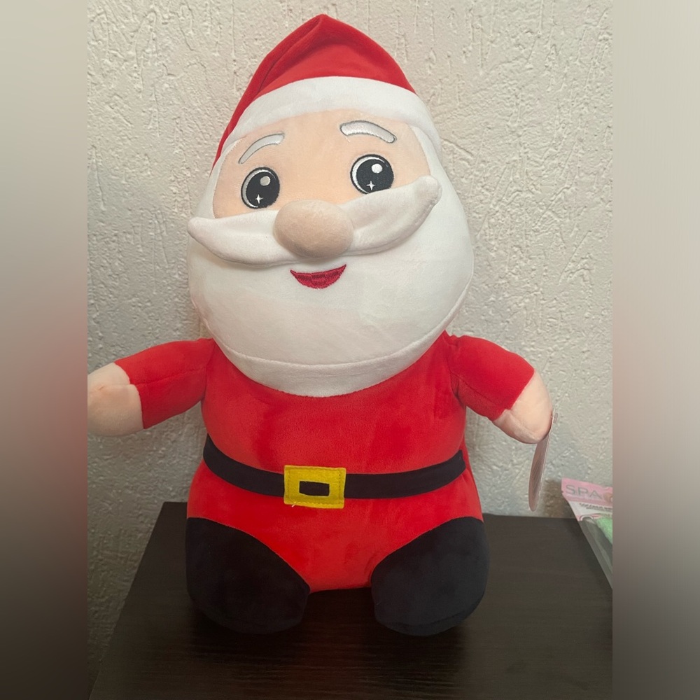 Santa clause stuffed plush 11”